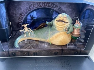 Star Wars The Black Series JABBA THE HUTT'S THRONE ROOM & Salacious Crumb SDCC - Picture 1 of 8