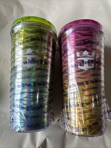 Juego de 2 vasos para beber Coca Cola Royal Caribbean Save the Waves - Imagen 1 de 1