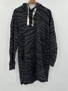 UGG Aderyn Hoodie Kleid Zebra schwarz grau Größe S - Bild 1 von 5