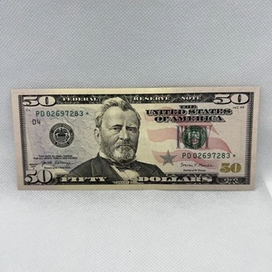 Serie 2017A US Fifty Dollar Schein Star Note 50 $ Cleveland PD 02697283 * - Bild 1 von 2