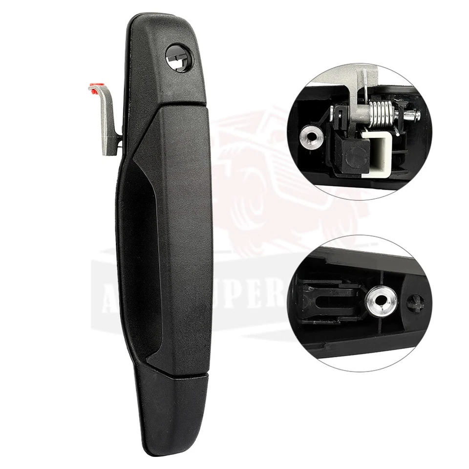 1 pc Door Handle Outside black Front Driver For Chevrolet Silverado 2500 HD Foto 1 de 4