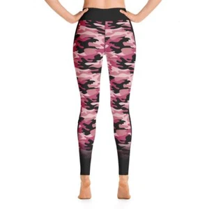 NOREAST'R | Pink Camo - Raised Waistband Leggings - Picture 1 of 8