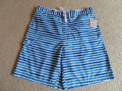 Nuevo Traje de baño Izod para hombre Bañador Azul Aqua Teal Blanco Board Shorts Talla XL Foto 1 de 4