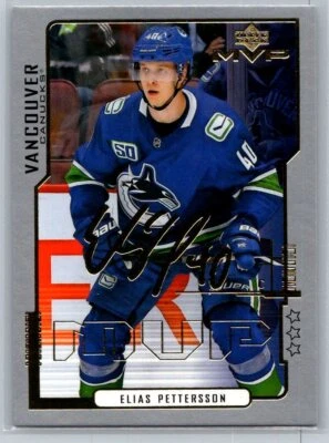 2020  Upper Deck MVP #14 Elias Pettersson 20th Anniversary 3rd Star - Image 1 of 2