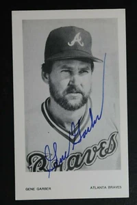 Gene Garber Atlanta Braves Signed Autographed 3x5 Postcard Photo - Picture 1 of 2