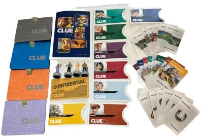 Clue FX Electronic Talking Game Replacement Parts Cards,Envelopes,player Pieces - Image 1 of 3
