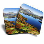 2 x Coasters - Derwentwater Cumbria Lake District Home Gift #14251