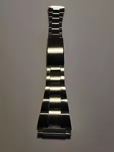 BRACELET ACIER BROSSÉ TYPE ROLEX-BOUCLE DEPLOYANTE-NOS-VOIR DESCRIPTION - Foto 1 di 8
