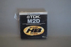 Scatola di floppy disk TDK M2D doppia faccia doppia densità DSDD 5,25" 5 1/4" SIGILLATI - Foto 1 di 3