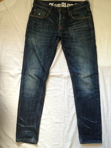 BLUE BLOOD MEN'S DENIM SLIM STRAIGHT THIRTY ONE 31 X 33 - Picture 1 of 12