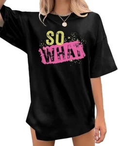 Camisas de concierto para mujer 2024 Tour So What Black - Imagen 1 de 6