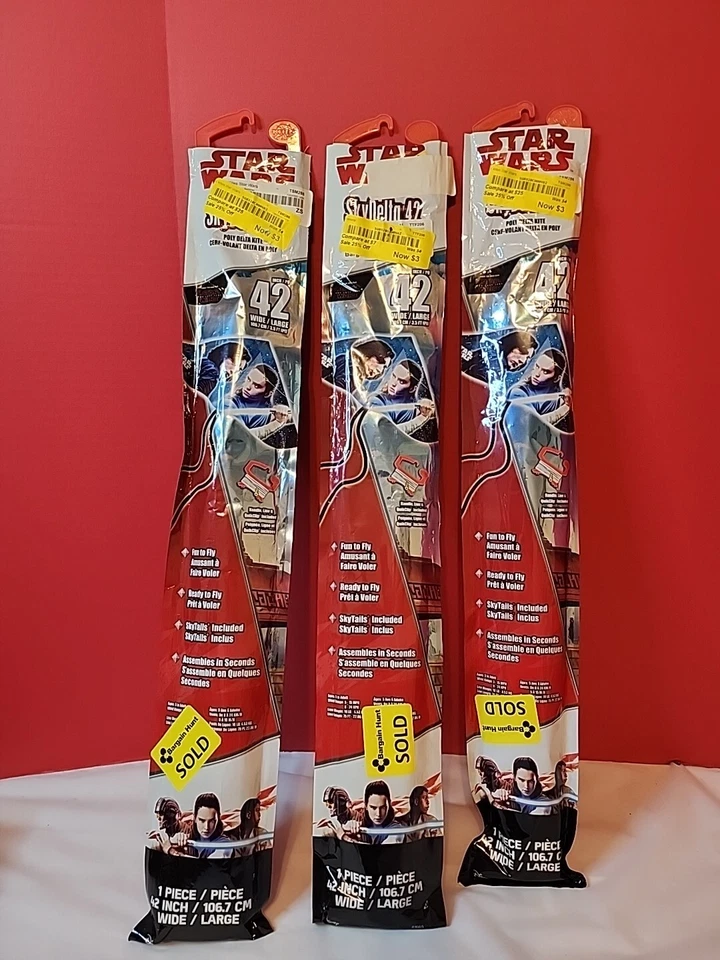 SkyDelta 42-inches Poly Delta Kite Star Wars Episode VIII - 0c 47 M8a