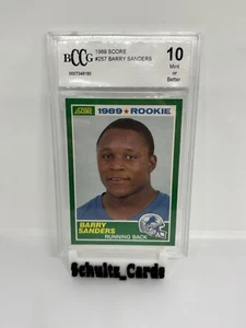 1989 Score #257 Barry Sanders RC BCCG 10 MINT - Bild 1 von 14