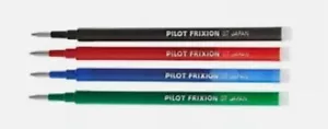 Pilot FriXion Rollerball Refills for Erasable Pens 0.7m - BLACK BLUE RED GREEN - Picture 1 of 9