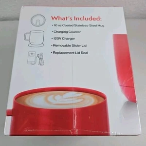 Thermacup temperature control mug 10 oz Cherry Red New SEALED - Picture 1 of 6
