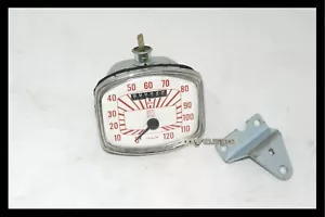 Vespa Tacho Tachometer Speedo 80x69 weiß rot, 120 km/h, 150 GS/3 GS3 S2 VS3 4 - Bild 1 von 2