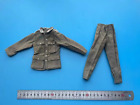 ZQN Soldier 1/6 21st Century WWII German Coat Pants uniform Model for 12''