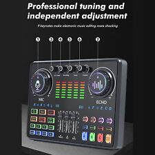 Sound Mixer 48V Large Diaphragm Live Sound Card Plug And Play Custom Reco EM9
