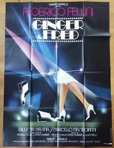GINGER ET FRED federico fellini affiche de cinema originale 160X120 '86 - Picture 1 of 1