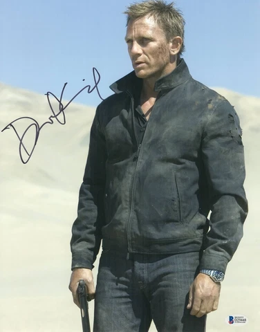 DANIEL CRAIG SIGNED AUTOGRAPH JAMES BOND 007 11X14 PHOTO BAS BECKETT COA  15 Cover