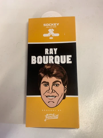 RAY BOURQUE  Sockey Hall Of Fame Original SOCKS One Size NEW IN PACKAGE Bruins Cover