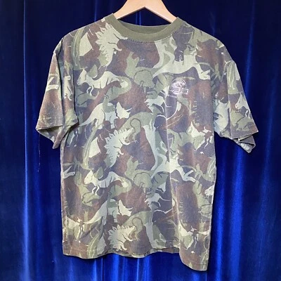vtg jurassic park camo L shirt - Image 1 of 4