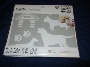 MARTHA STEWART selbstklebende Papierschablonen Tiere Motiv 19 Designs BRANDNEU - Bild 1 von 2