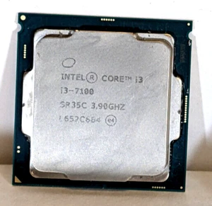 Intel Core I3-7100 Dual Core 3.9GHz Socket LGA 1151 3MB SR35C CPU Processor - Picture 1 of 2