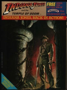 Indiana Jones and the Temple of Doom JUMBO Poster Booklet Smuckers 101821WEEBAN - Picture 1 of 4