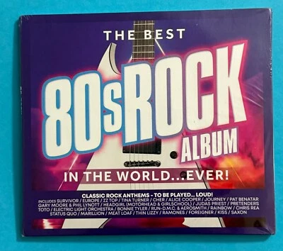 РАЗЛИЧНЫЕ АРТИСТЫ ЛУЧШИЙ РОК-АЛЬБОМ 80-Х В МИРЕ... КОГДА-ЛИБО! НОВЫЙ CD - Изображение 1 из 2