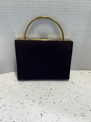 Vintage Black Evening Bag Purce Mid 1900’s - Image 1 of 4