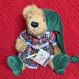 11" Boyds Bear Stuart Mcsnoozle Best Dressed Collection Sleepy Bear mit Kerze - Bild 1 von 7