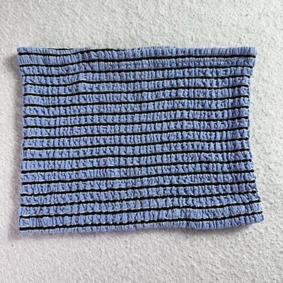 Top vintage sin límites para mujer talla única azul tubo recortado tejido elástico Y2K Foto 1 de 4