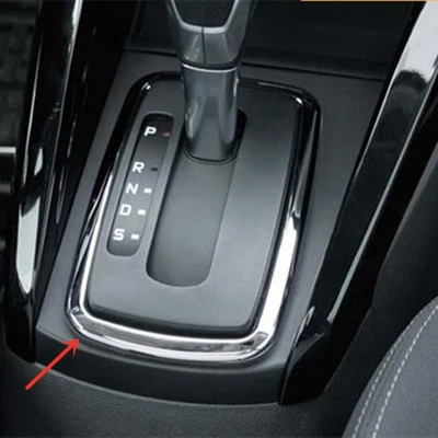Cubierta de panel de cambio de marchas de consola cromada para Ford EcoSport 2018-2022 Foto 1 de 4