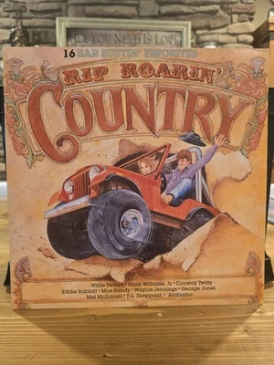 Rip Roarin' Country (1983) LP Vinyl K-Tel WU 3760 VG+ Willie Nelson Johnny Cash - Image 1 of 4