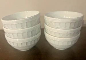 6 Matceramica Venice Light Blue Cereal Bowls - Picture 1 of 4