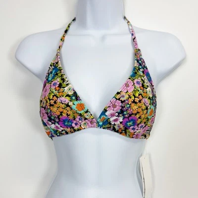 Salt + Cove Bikini Top Juniors Size Medium Little Floral Triangle Swim NWT - Image 1 of 4