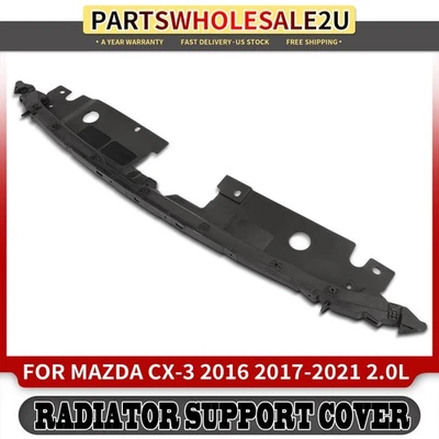 Front Radiator Textured Support Cover for Mazda CX-3 2016-2021 2.0L PP Mat-BLK - Image 1 of 4
