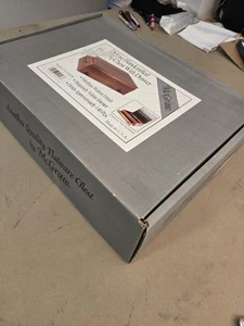 McGRAW Flatware Silverware Vtg Chest Tarnish Proof Burgundy Lined Medium Walnut  - Picture 1 of 14