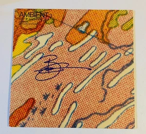 Álbum de grabación firmado por Brian Eno "Ambient 3" LP autenticación Beckett - Imagen 1 de 2