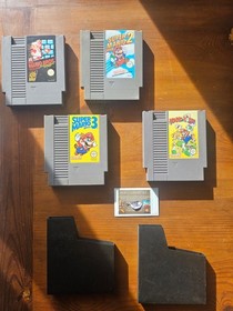 Nintendo NES 4x loose PAL Super Mario 1, 2 and 3, Mario and Yoshi