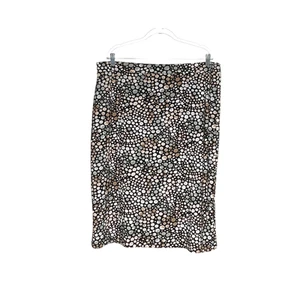 Kasper Black Polka Dot A-Line Skirt 2X - Picture 1 of 4
