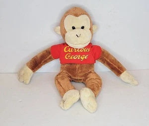 Frankford Candy Curious George Monkey Plush w Red Shirt Stuffed Anima Toy 10.5" - Picture 1 of 3