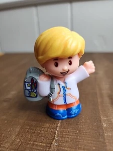 Fisher Price Little People Sit With Me School Bus - Boy with Backpack - Eddie - Picture 1 of 8