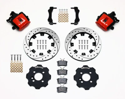 Kit combinado de freno de estacionamiento trasero Wilwood rojo para Mini Cooper # 140-10885-DR Foto 1 de 4