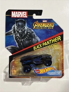 2017 HOT WHEELS CHARACTER CARS - BLACK PANTHER 1:64 MARVEL AVENGERS INFINITY WAR - Bild 1 von 6