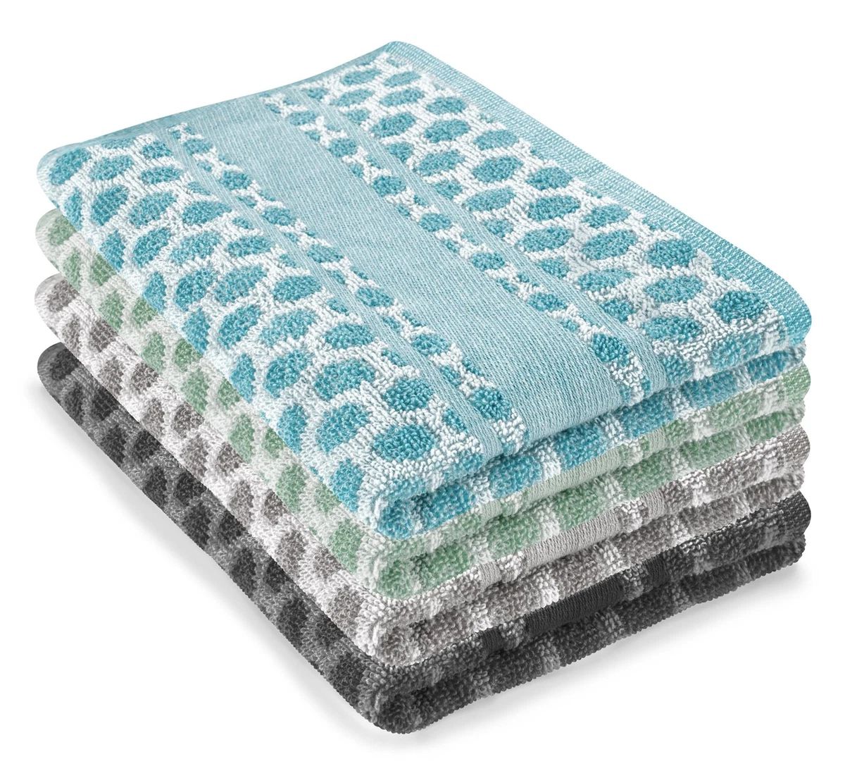 Glynniss Geschirrtücher-Set – 8 Stück, 30,5x30,5 Cm, Super Saugfähig, Aus Baumwolle