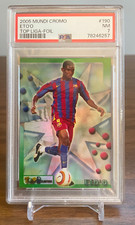 Samuel Eto'o 2005 2006 2005-06 Mundicromo Top Liga #190 Foil Refractor PSA 7 NM