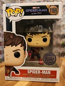 No Way Home Unmasked Spider-Man #1169 Funko Special Edition Sticker Funko Pop - Picture 1 of 11