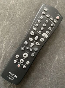 PHILIPS RT25194/101 862266194101 TV VCR GENUINE REMOTE CLEANED TESTED & WORKING - Picture 1 of 5